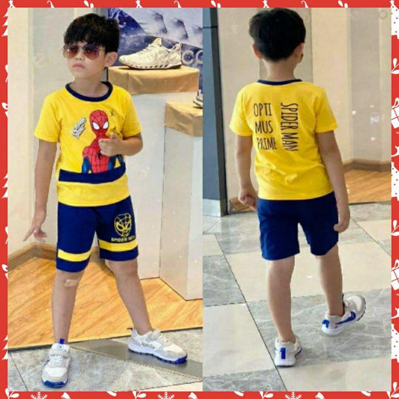 BỘ THUN COTTON 4C BÉ TRAI SIZE ĐẠI- Đồ bộ trẻ em