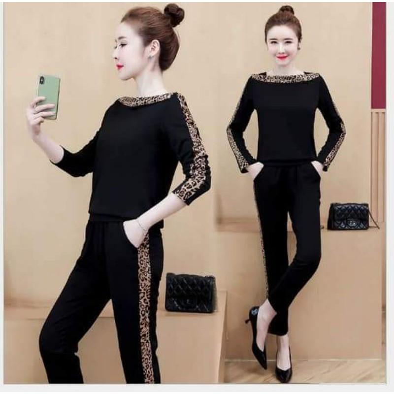 SÉT BỘ THỂ THAO PHỐI HỌA TIẾT BEO