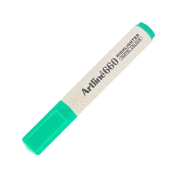 Bút dạ quang Pastel Artline EK-660,Lục,1.0-4.0mm