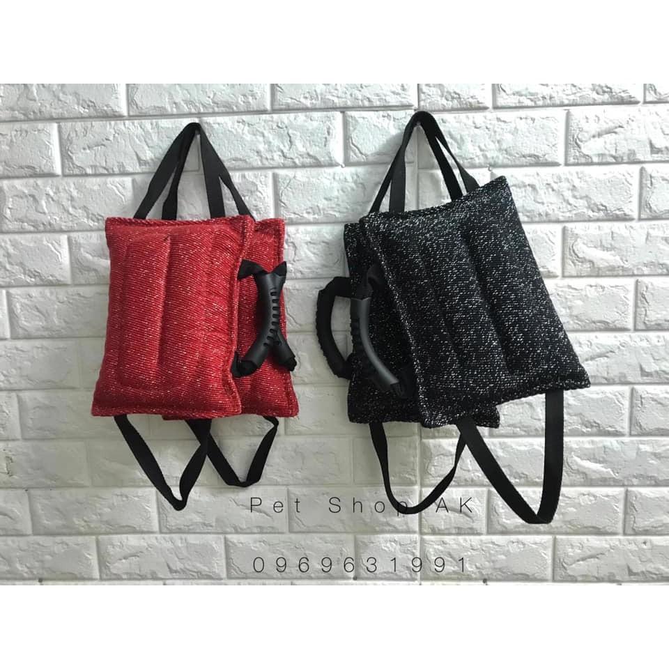 Đồ huấn luyện cho chó - Gối cắn huấn luyện mềm cho chó 3 tay