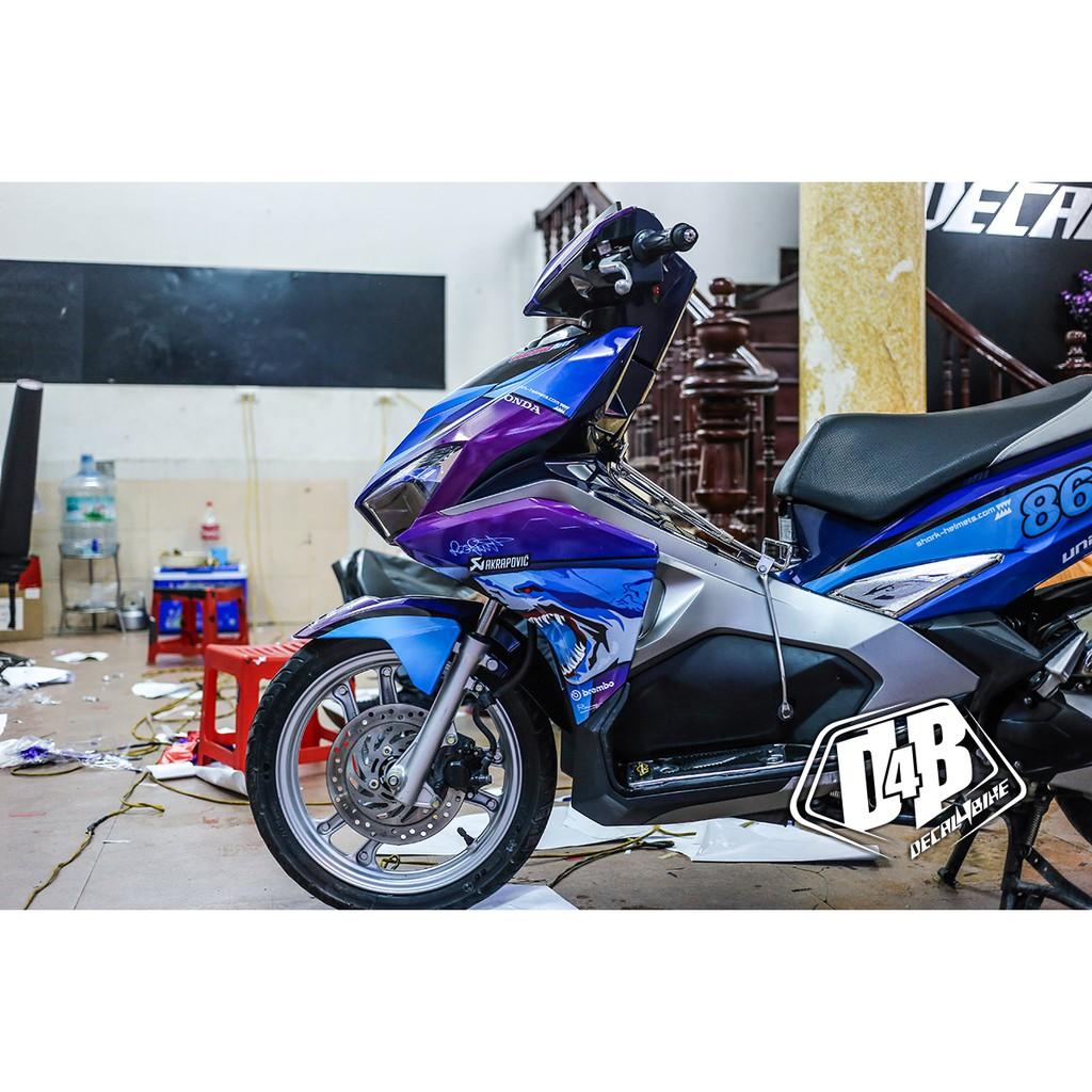 Tem trùm dành cho  xe Air Blade 2016 Shark