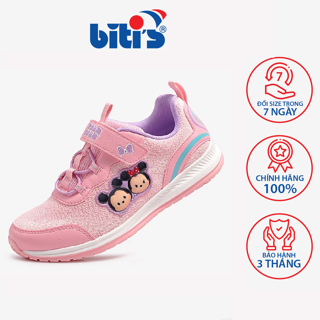 [ Mẫu Mới ] Giày Thể Thao Bé Gái Biti's Disney BSG000697HOG