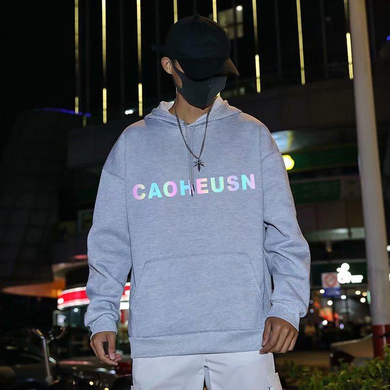 Áo Hoodie Dài Tay Form Rộng Phong Cách Hàn Quốc Dành Cho Nam / Size M-3Xl