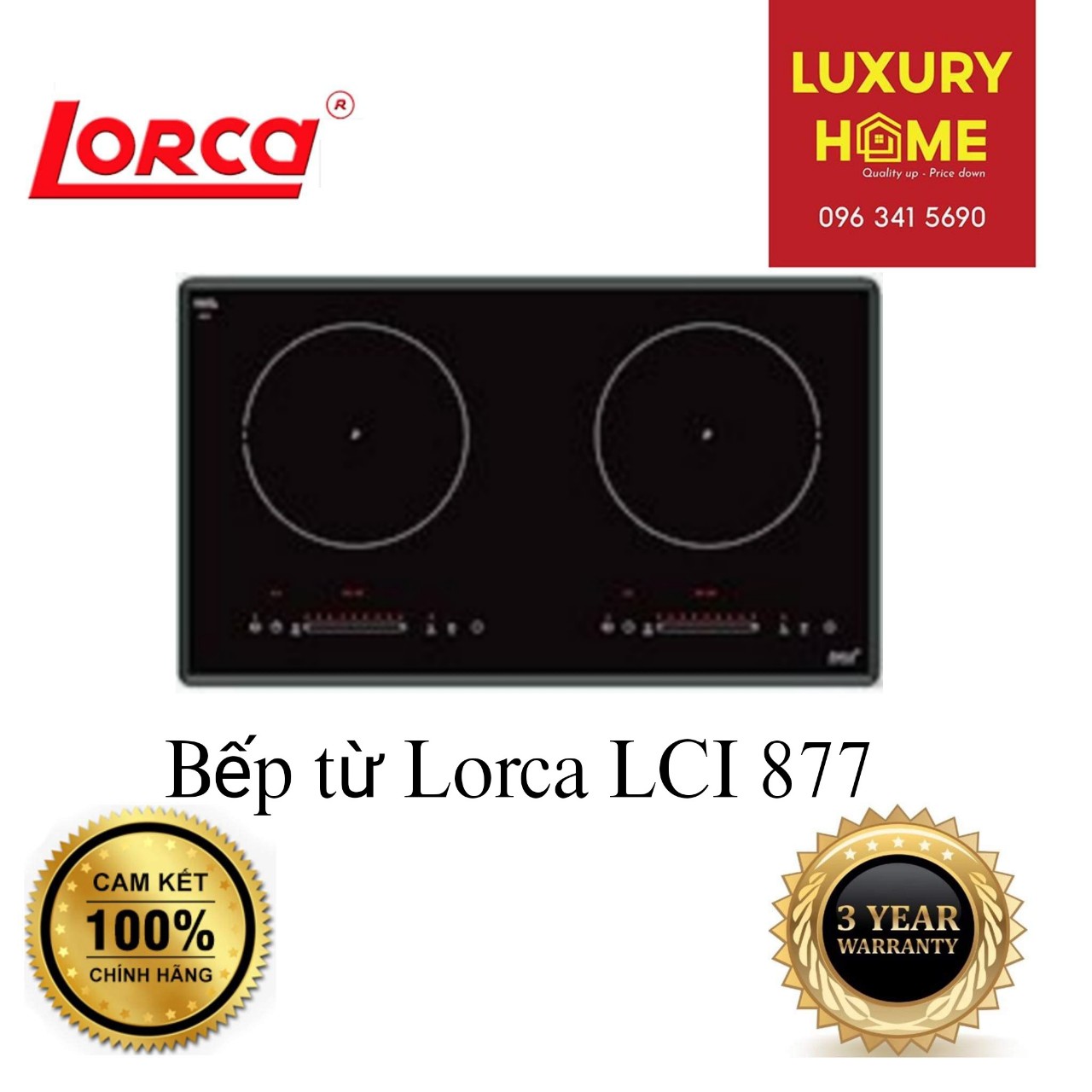 Bếp từ Lorca LCI 877- Hàng chính hãng