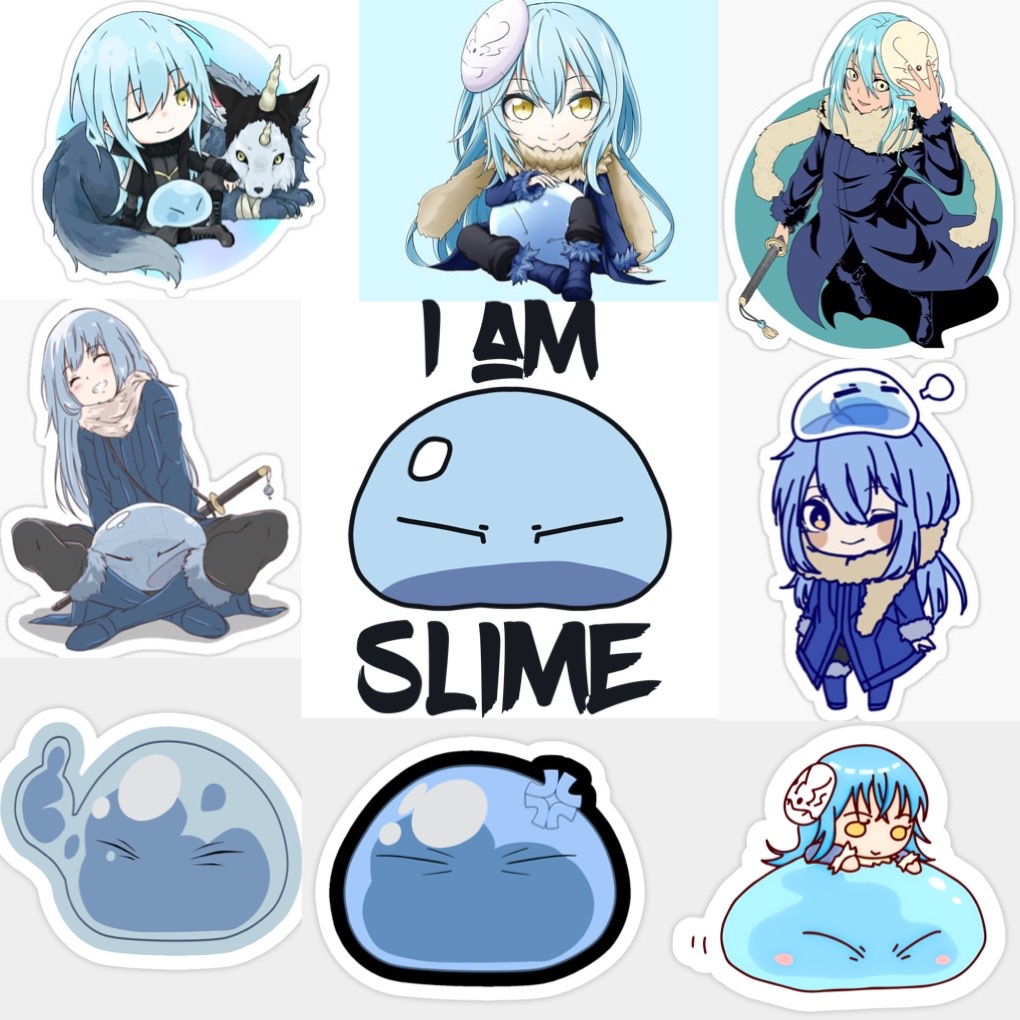 Ảnh Sticker Rimuru Tempest 30-60 cái/Hình dán Tensei Shitara Slime Datta ken