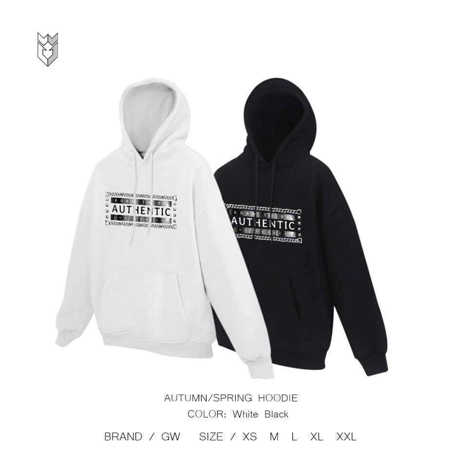 Áo nỉ Hoodie form rộng AU.TH nam nữ cực đẹp - GW Shop