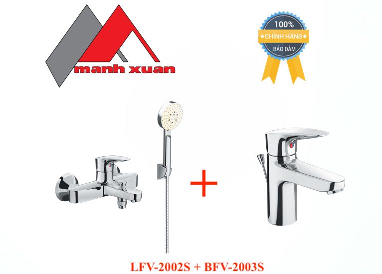Combo trọn bộ INAX BFV-2003S + LFV-2002S