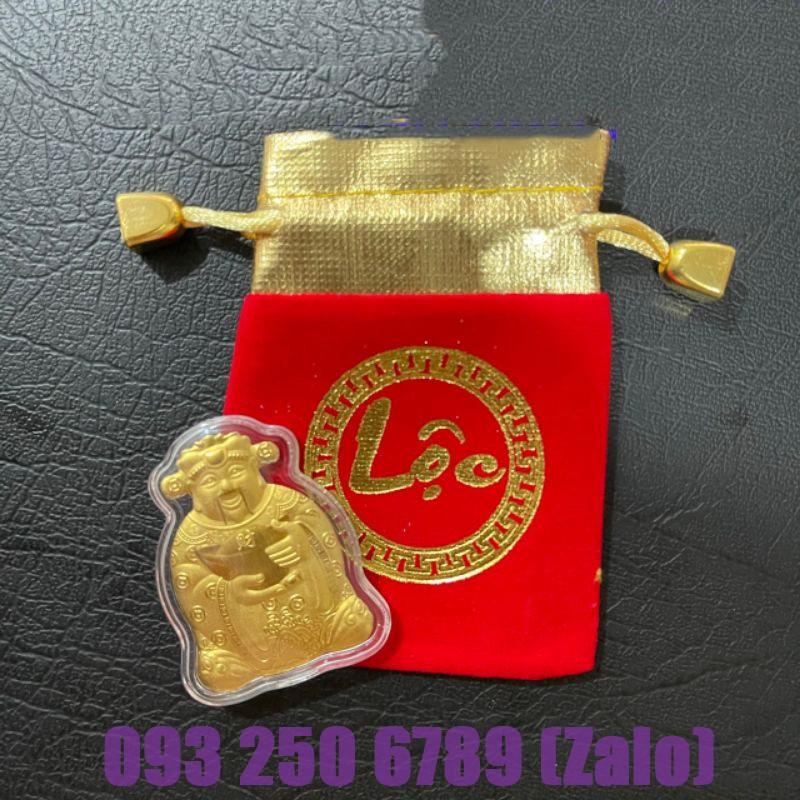 Vía Ông Thần Tài Mạ Vàng Kèm Túi Phúc Lộc, Vía Thần Tài May Mắn Cực Vip