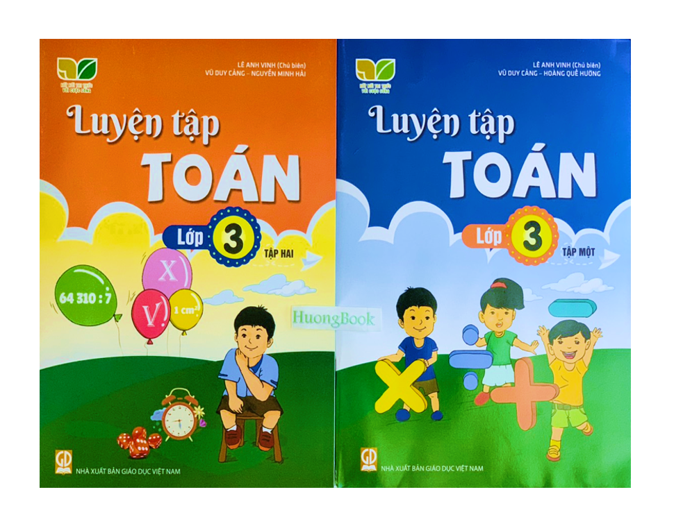 Sách - Combo Luyện tập toán lớp 3 - tập 1 + 2 ( kết nối tri thức )- ĐN