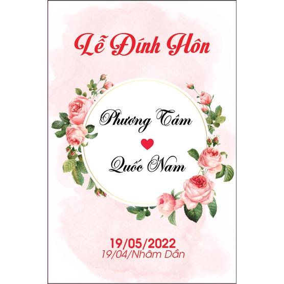 BẢNG TÊN VU QUY_LỄ THÀNH HÔN CÔ DÂU CHÚ RỂ TRANG TRÍ ĐÁM CƯỚI_DECAL VIP