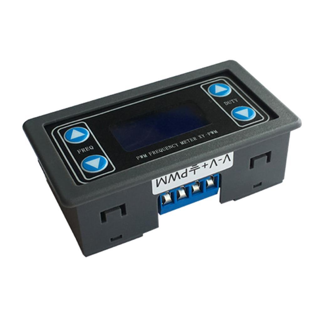 Signal Generator, DC 3.3-30V Function Generator 5-30mA LCD Display Adjustable PWM Pulse Frequency Duty Cycle Square Wave