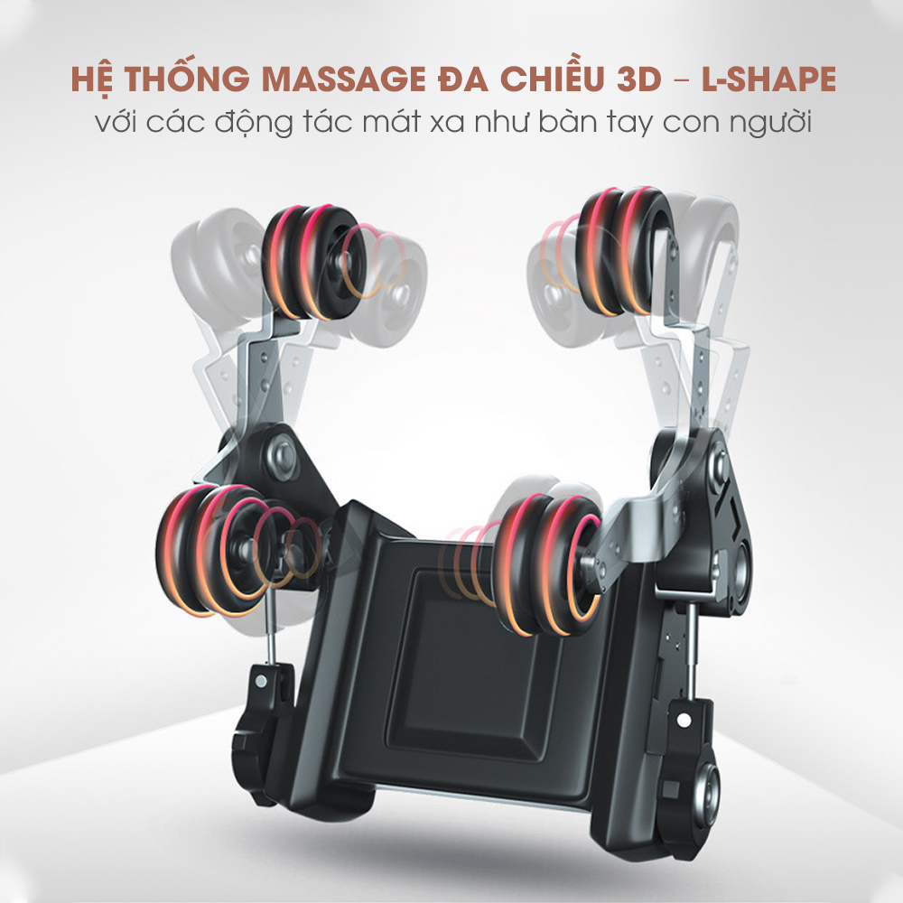 Ghế massage toàn thân cao cấp Poongsan Hàn Quốc MCP- 122 (Hàng chính hãng)