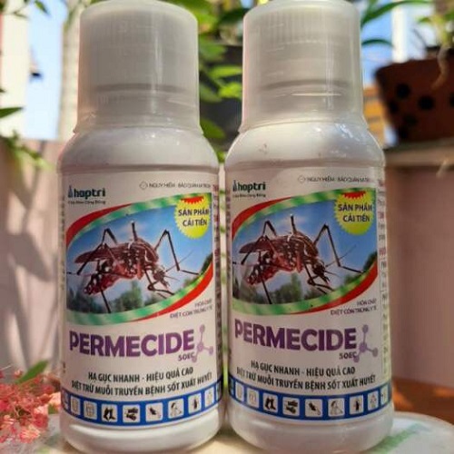 Thuốc diệt ruồi, muỗi Permecide 50EC 100ml, Diệt hiệu quả tiện lợi cho người dùng