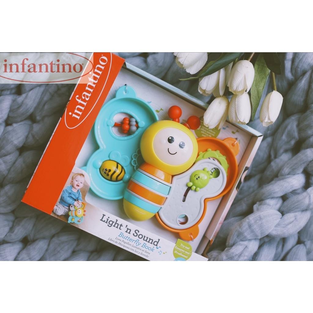 Đồ Chơi Light's Sound Butterfly Book Infantino - Đồ Chơi Phát Nhạc Âm Thanh Hỗ Trợ Phát Triển Đa Giác Quan Cho Bé