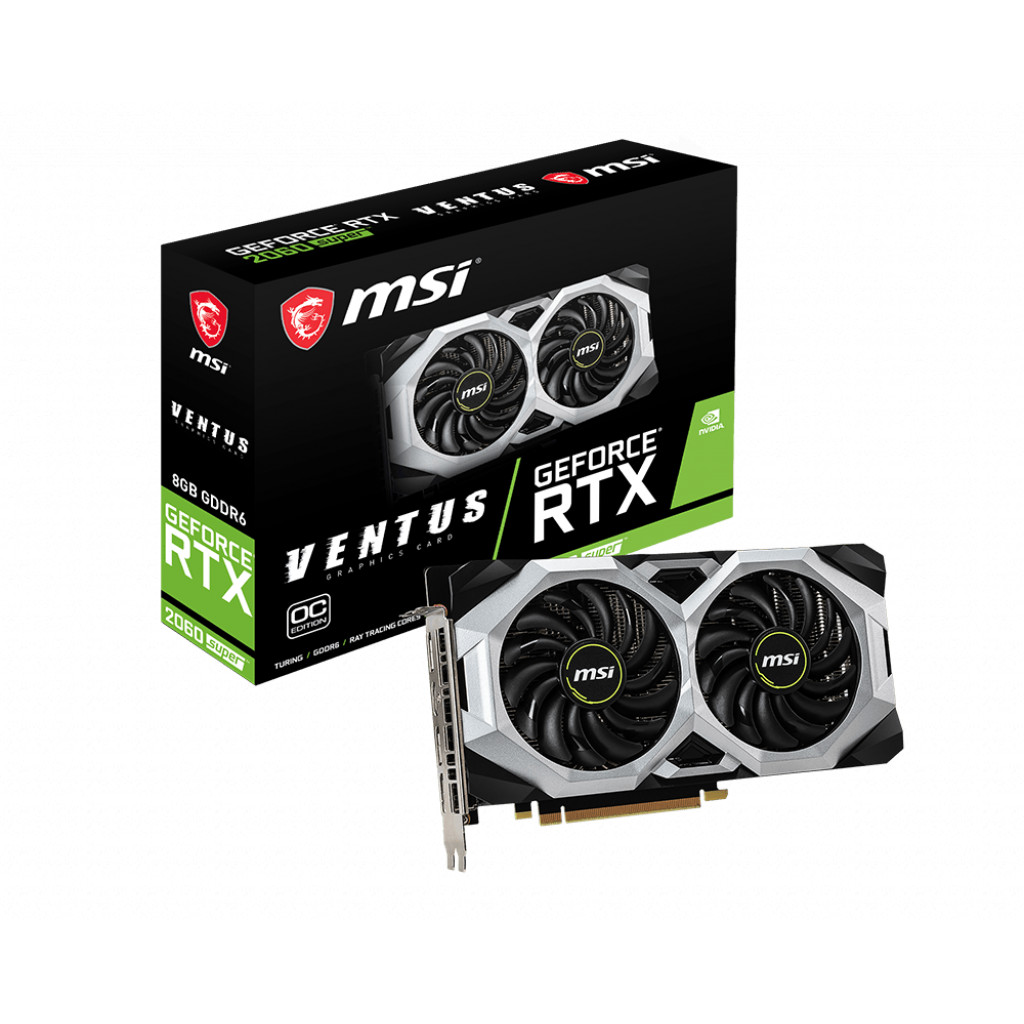 Vga Card MSI RTX 2060 Super VENTUS OC 8G - Hàng Chính Hãng