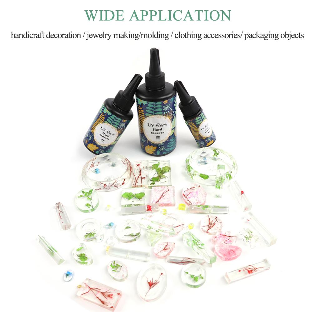Keo nhựa resin UV làm đồ thủ công, mặt dây chuyền DIY