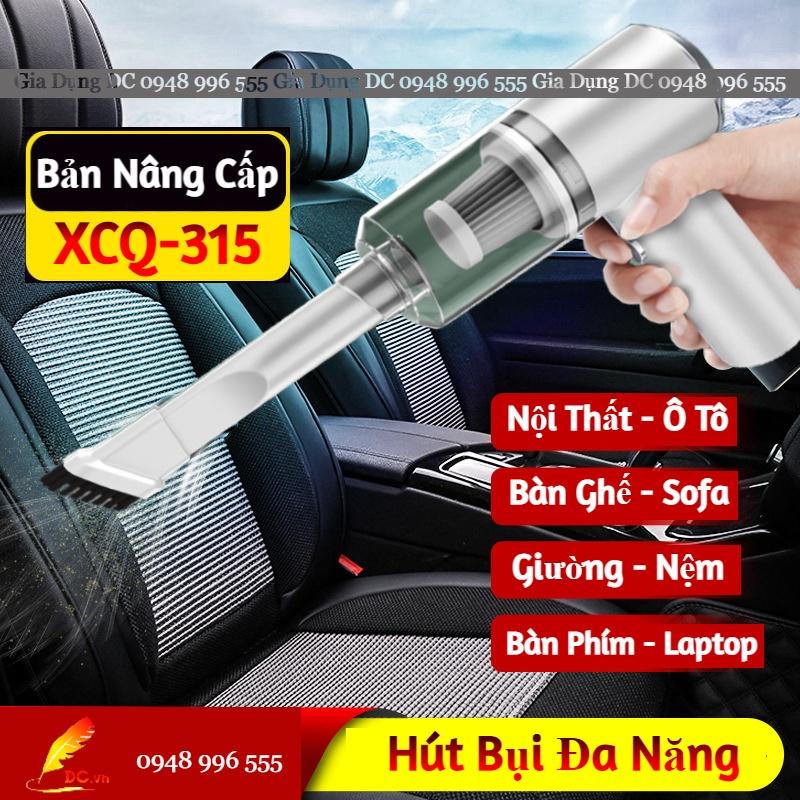 Máy Hút Bụi Mini Cầm Tay Ô Tô - Bàn Phím - Ga Giường Để Bàn Sạc Điện Không Dây Lực Hút Khỏe