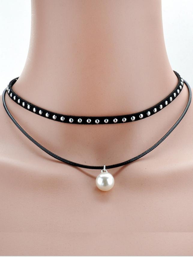 Vòng cổ choker tattoo cá tính V74