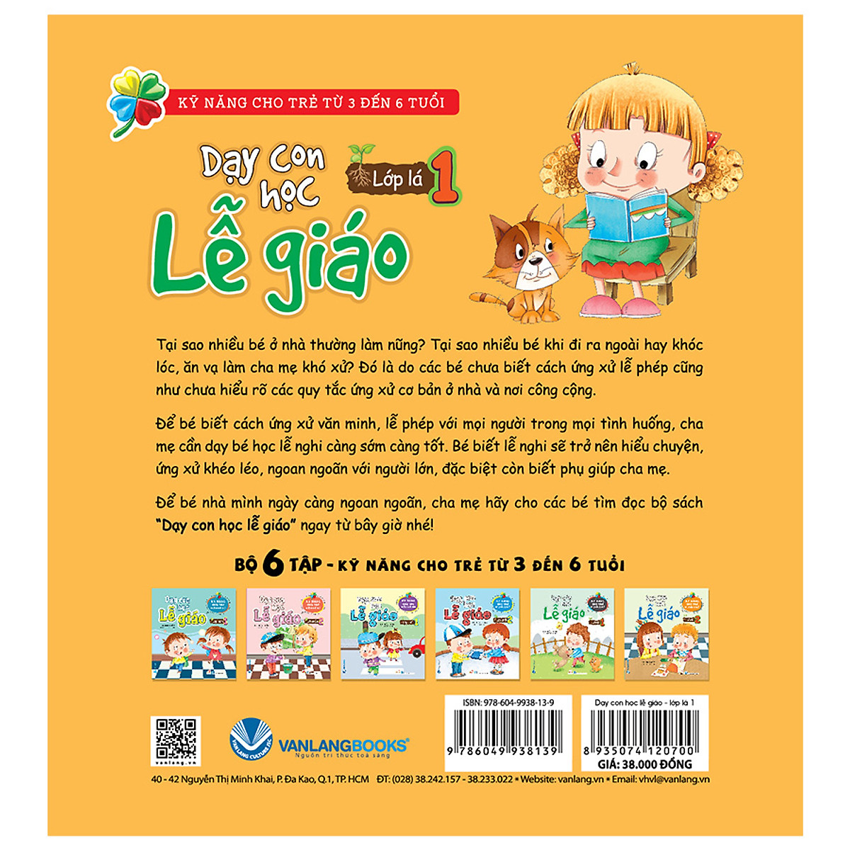 Dạy Con Học Lễ Giáo - Lớp Lá 1 - Tứ Diệp Thảo - Vanlangbooks