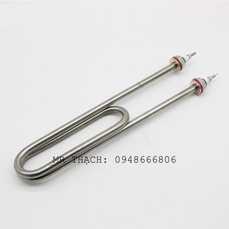 Điện trở thanh nhiệt U kép 45cm, đun nước tủ cơm, nấu nước - 220V - 9kw