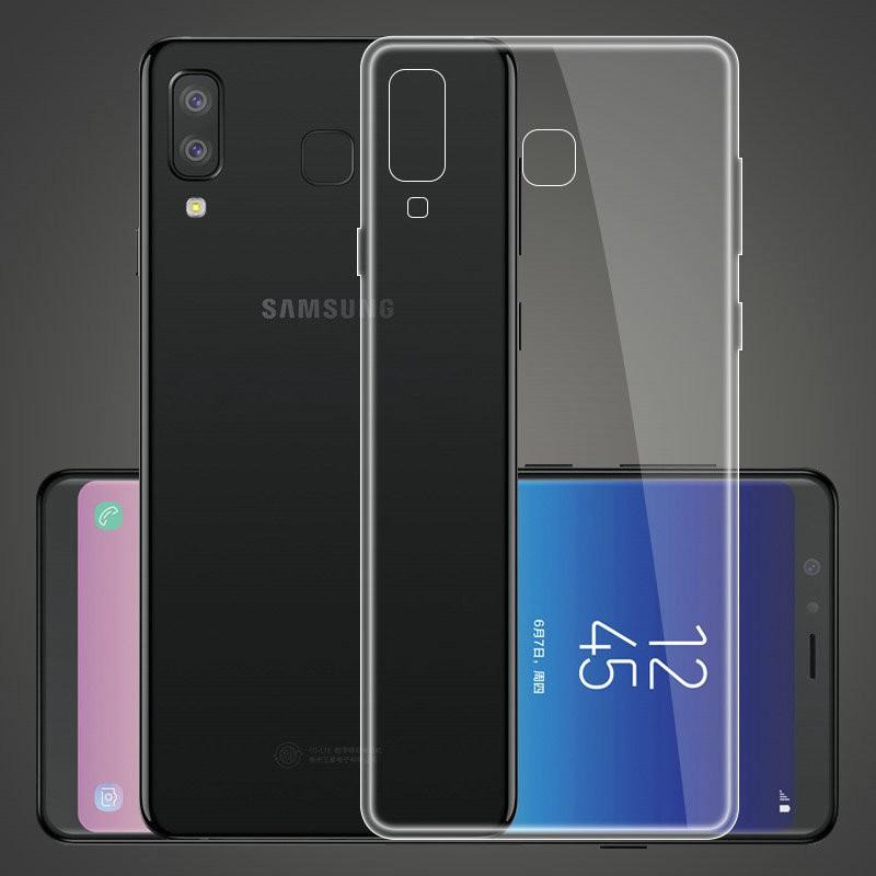 Ốp lưng dẻo trong suốt dành cho samsung A8 Star