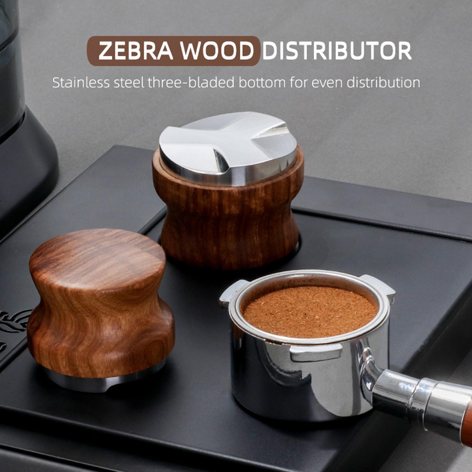 58mm Coffee Tamper Espresso Distribution Tool Espresso Tamper, Adjustable for 58mm Portafilter