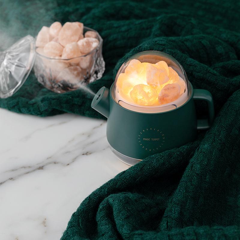 Pha Lê Aromatheraphy Máy Phun Sương Tạo Độ Ẩm USB Không Dây Tinh Máy Khuếch Tán Tinh Dầu Mini Không Humidificador Với Bầu Không Khí Đèn Cho Gia Đình