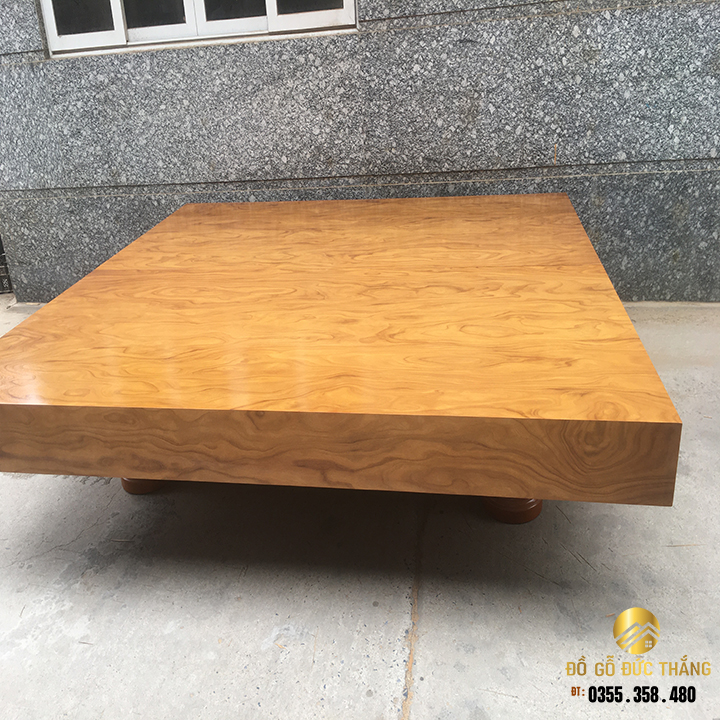 Chiếu ngựa gỗ cẩm vàng nam phi kích thước:2m4x2m2x20