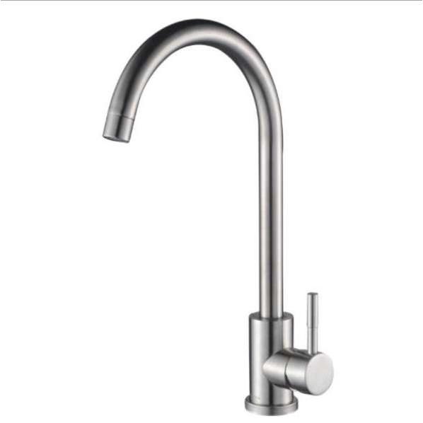 Vòi rửa bát nóng lạnh inox 304 xịn, vòi chậu rửa bát inox chuẩn không rỉ