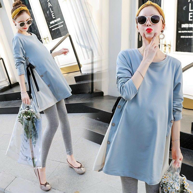 Áo Bầu Thu Đông - Áo bầu Sơ Mi Công Sở Thời Trang