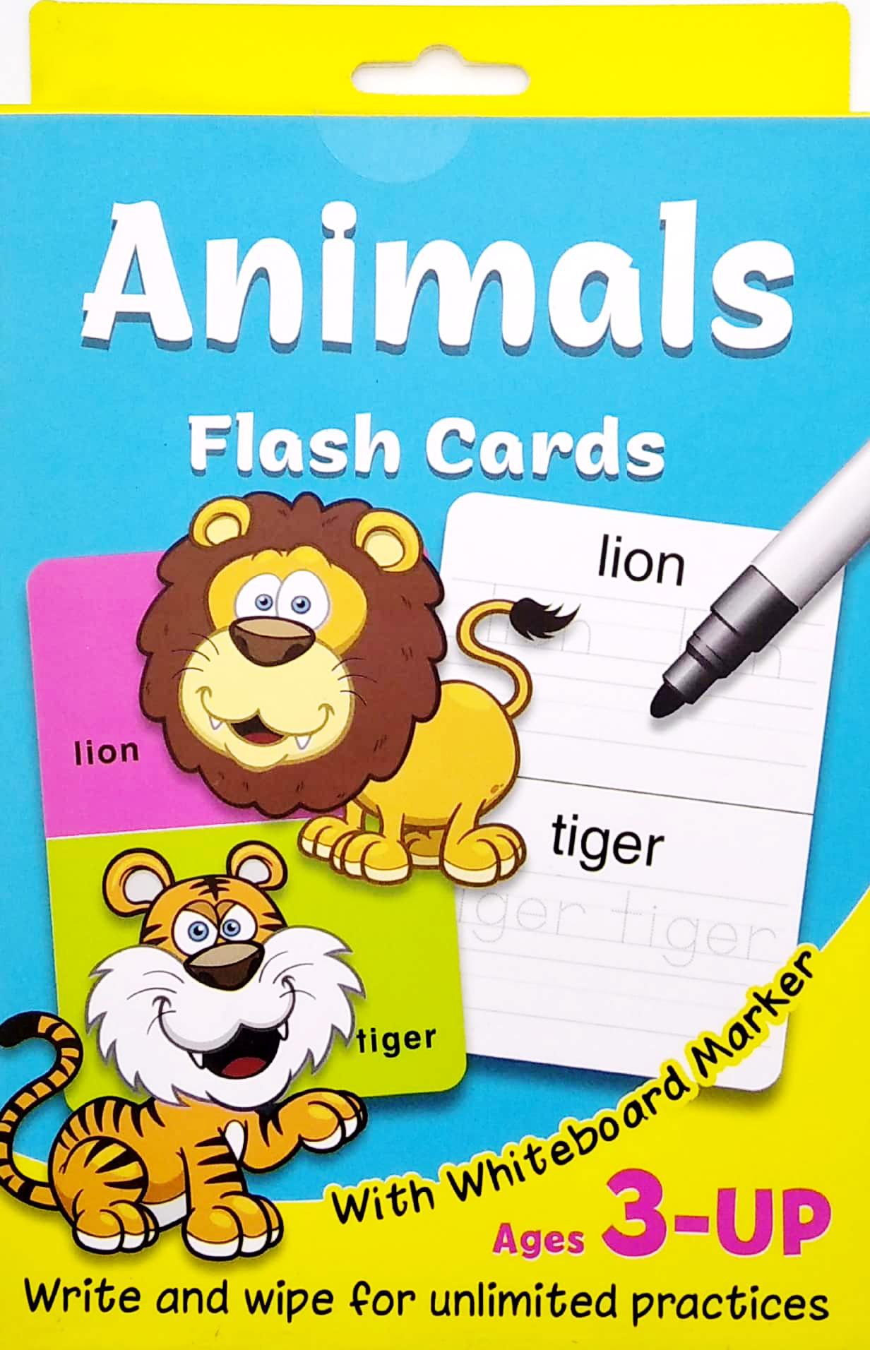 Write &amp; Wipe Flash Cards - Animals