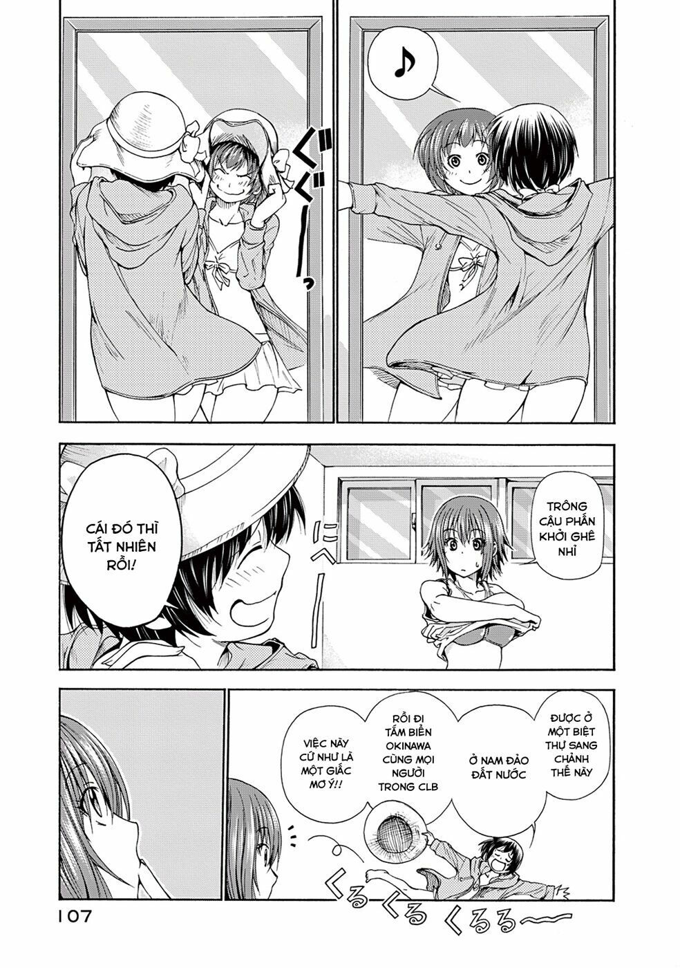 cô gái thích lặn - grand blue chapter 16 17