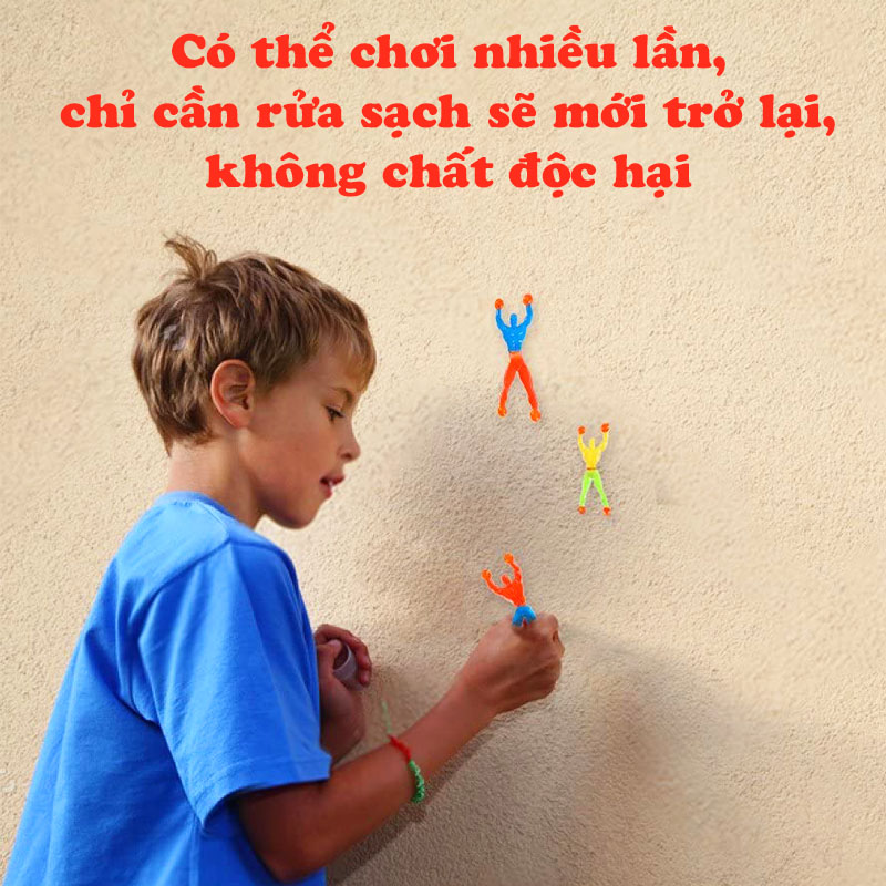 Đồ chơi người nhện leo tường, Người nhện dính tường vui nhộn độc đáo cho bé yêu – DC060