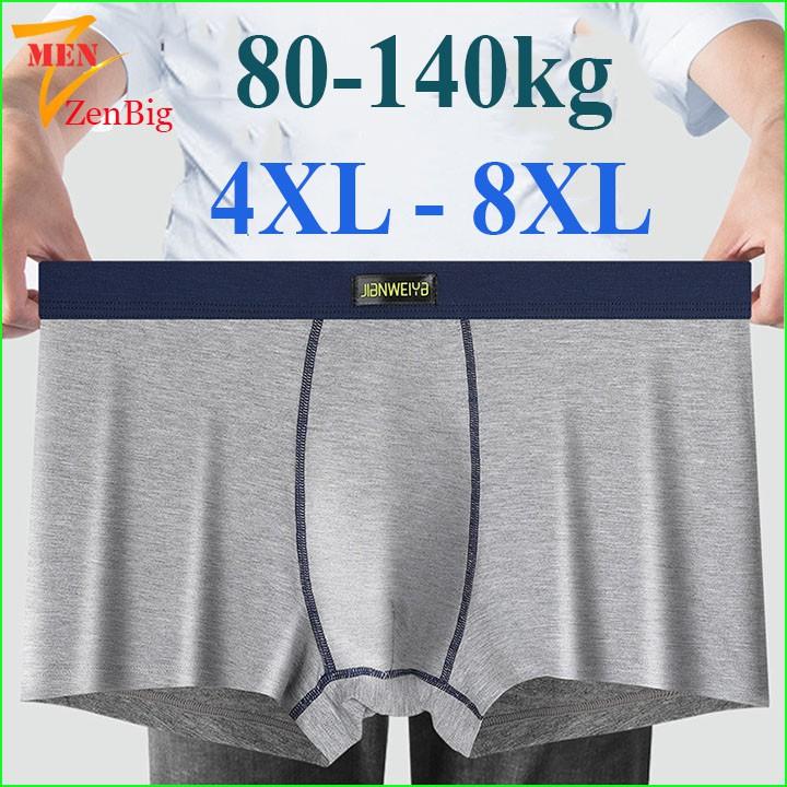 Quần lót nam Big size DÁNG SỊP ĐÙI cotton co giãn 4 chiều 80-130kg