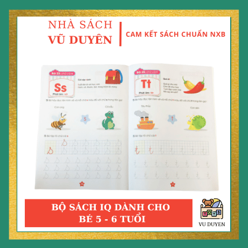 Sách - Bộ phát triển IQ cho bé 5 đến 6 tuổi