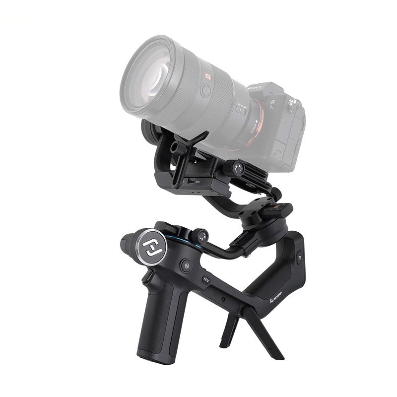 Feiyu Tech SCORP F2 - Gimbal Chống Rung Cho Máy Ảnh Cỡ Lớn, Tải Trọng 2.5kg, Tích Hợp Màn Hình Điều Khiển