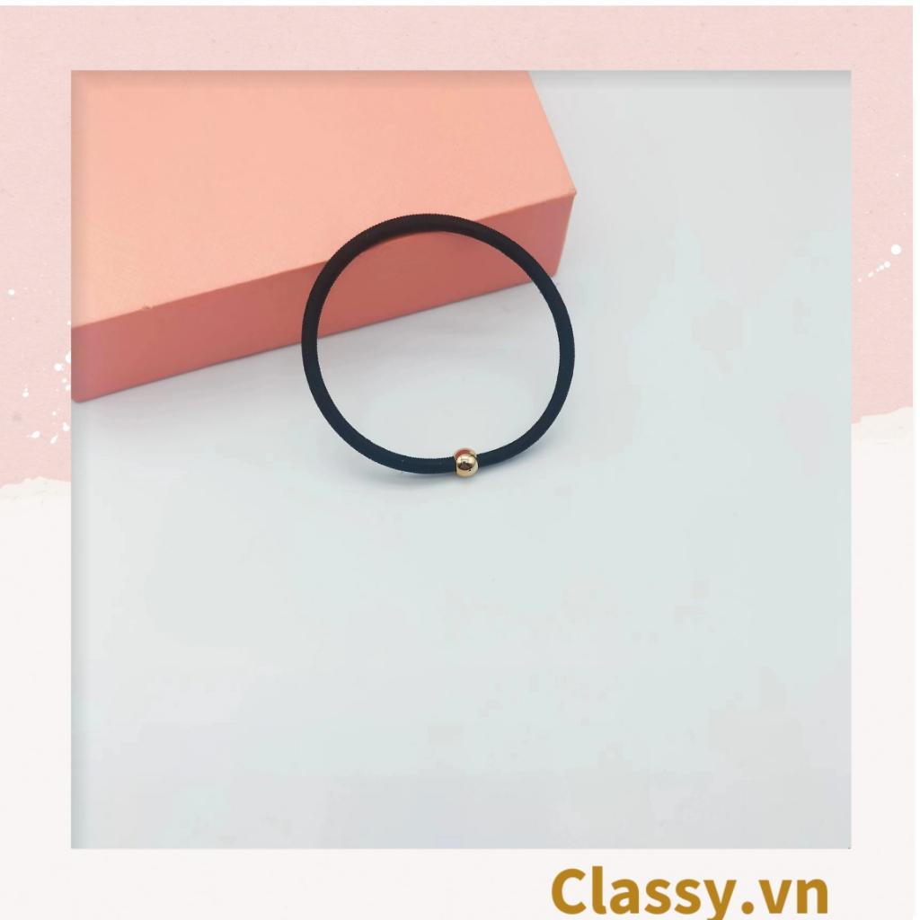 Dây cột tóc Classy dây buộc tóc bền dai, họa tiết xinh xắn nhiều màu cho bạn nữ PK1086