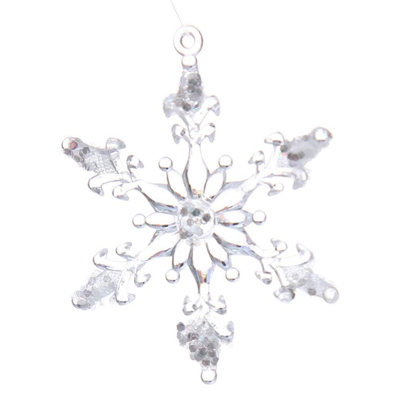 Bộ 12 Bông Tuyết Trang Trí Cây Thông Giáng Sinh