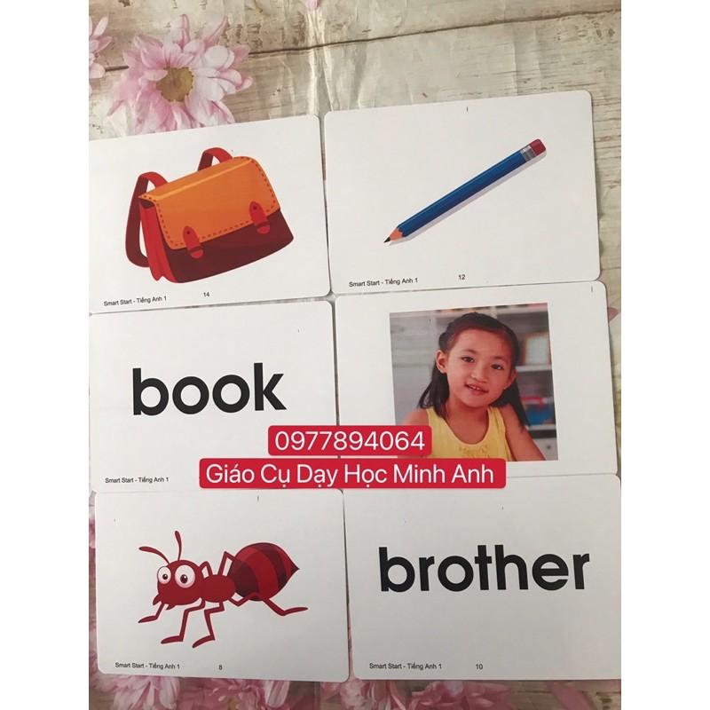 Flashcards I learn Smart Start 1 màu Hồng ️Chương trình Tiếng Anh lớp 1 của bộ giáo dục mới nhất ️