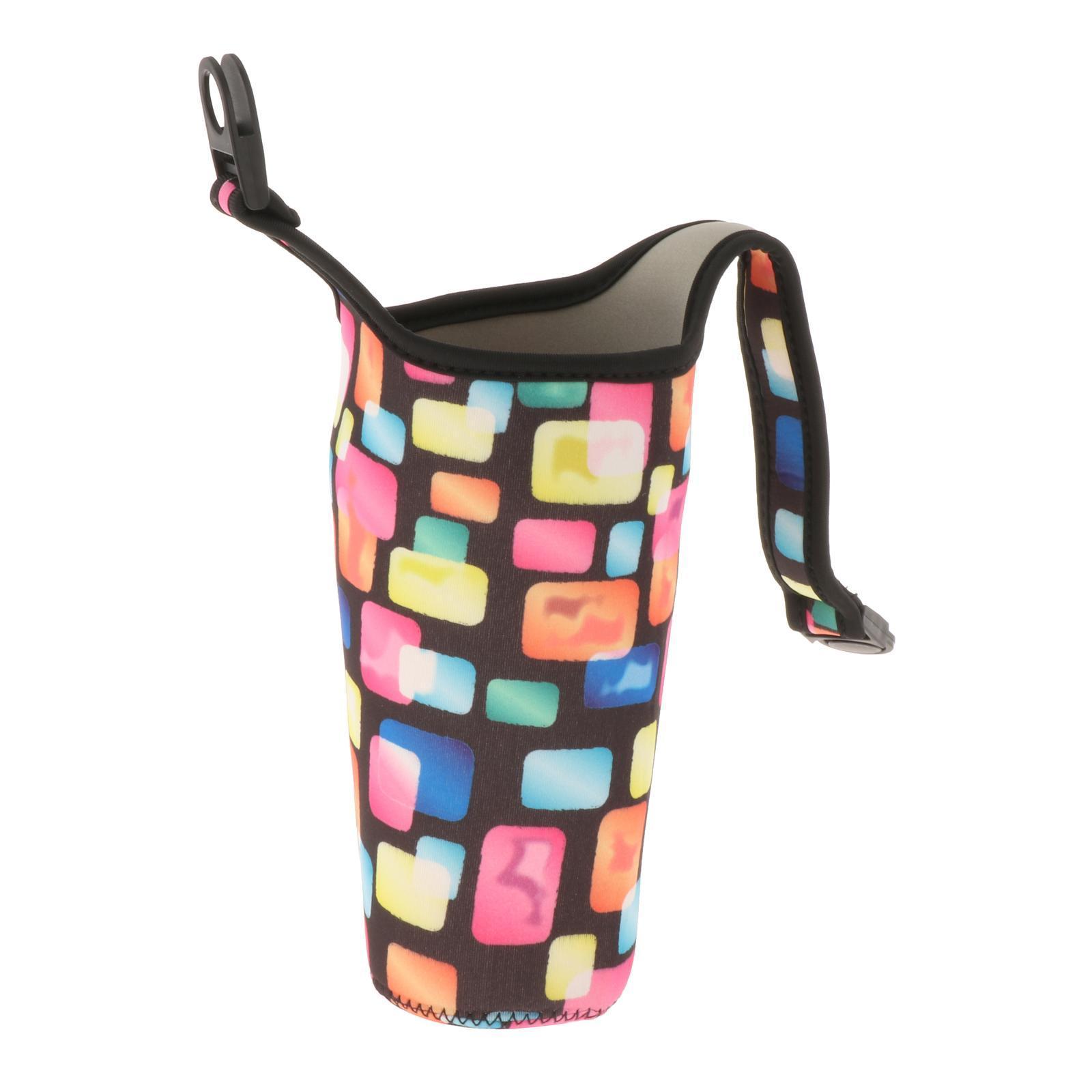 Neoprene Water Bottle Carrier Bag Holder Pouch Portable for Outdoor Sports Camping