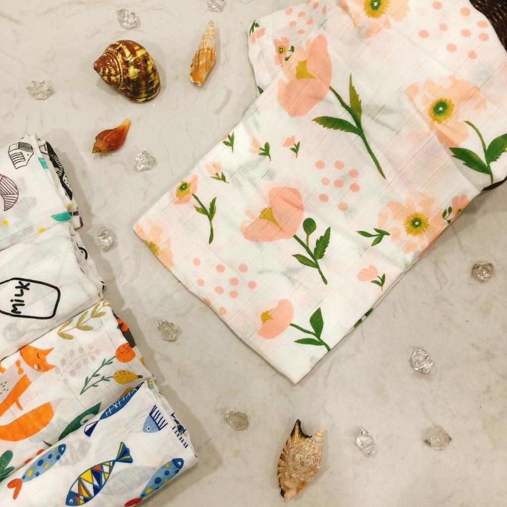 Khăn tắm cho bé kích thước 1m*1m2 chất liệu aden cotton