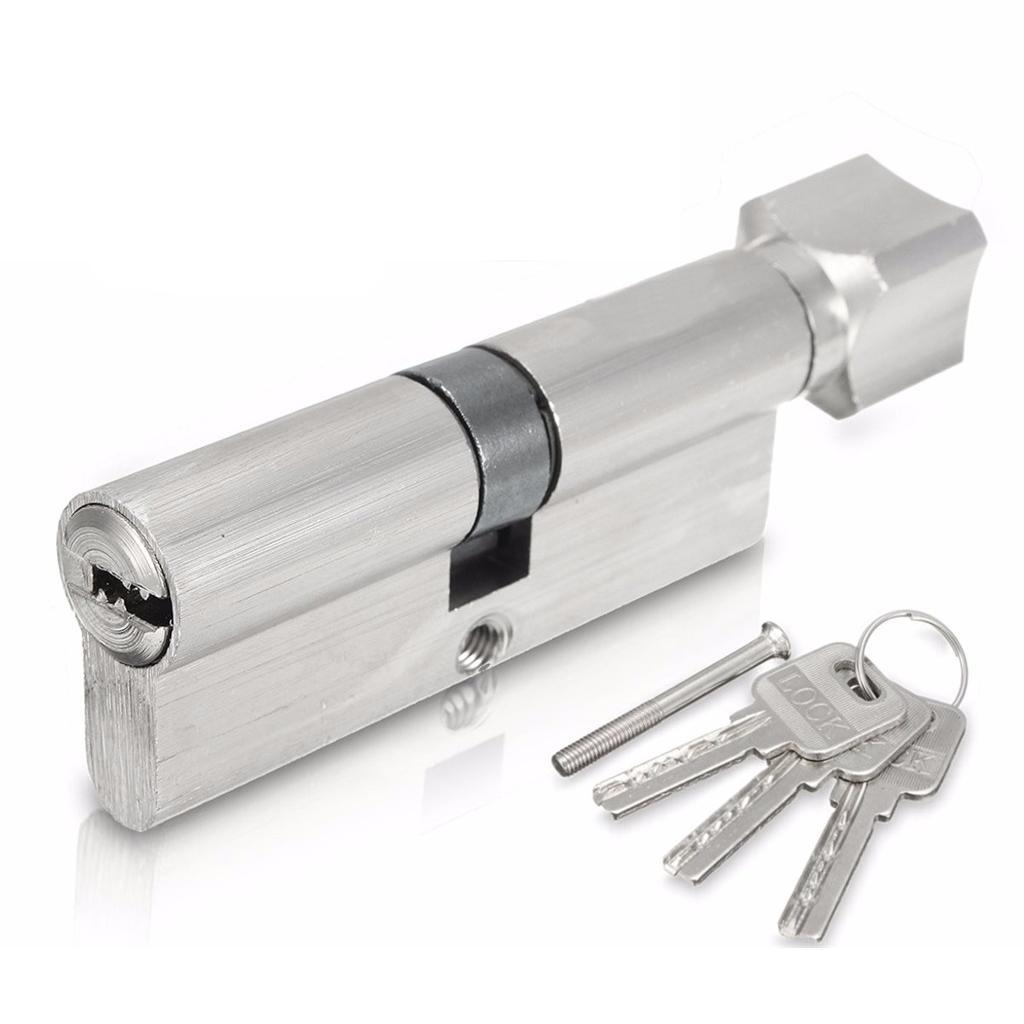 Cylinder Door Barrel Lock Anti-theft Security Door Lock Core with Extra Keys