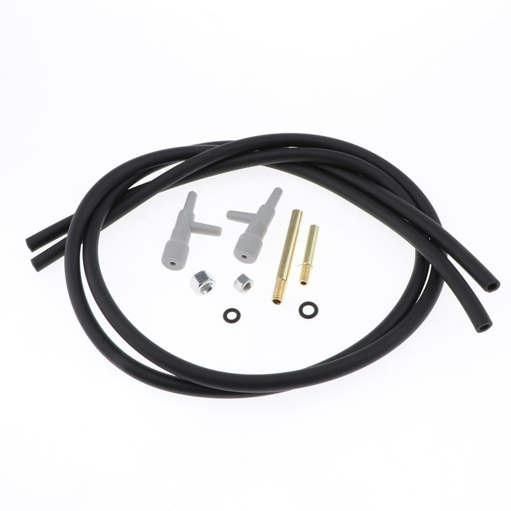 2Pcs Carb Carburetors Synchronizer Vacuum Balancer Gauge 2 Cylinder Set