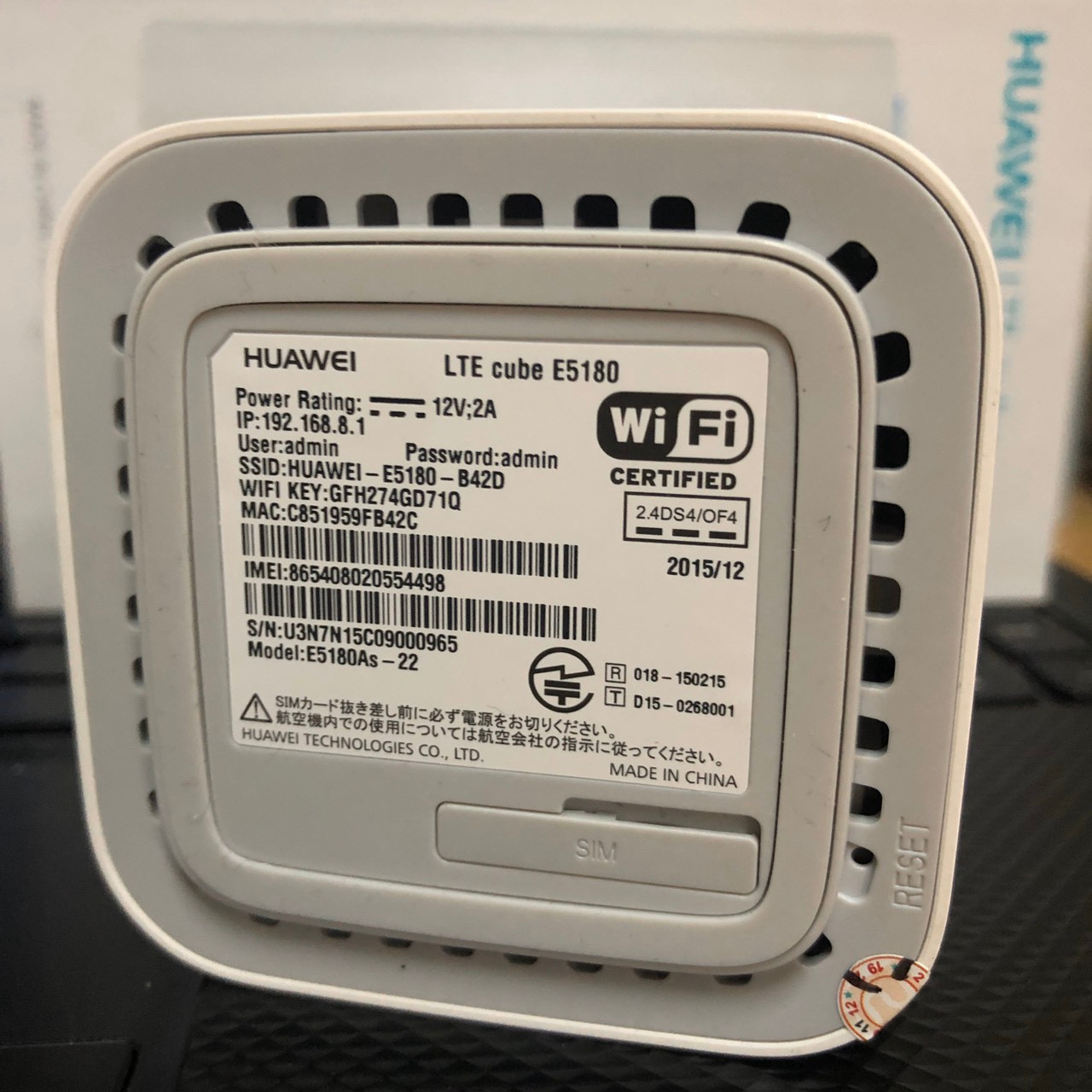 Huawei E5180 Cube 150Mb Bộ Phát Wifi từ Sim 3G 4G Hỗ Trợ 32 Thiết Bị Kết Nối, Có Cổng Lan - Hàng Chính Hãng