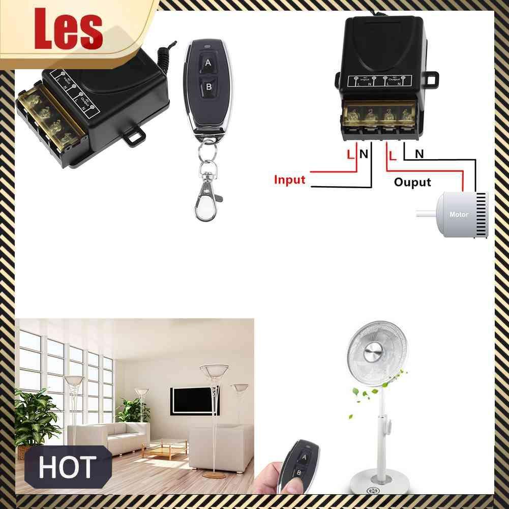 Công Tắc Rơ Le Điều Khiển Từ Xa AC 220V 1Ch Cho Cửa Garage
