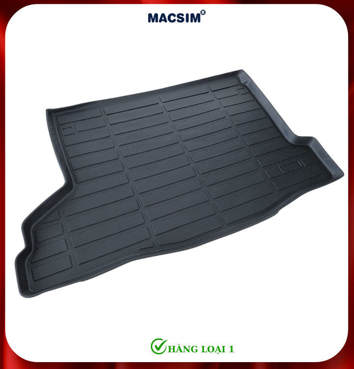 Thảm lót cốp xe ô tô Honda HRV 2023+ Nhãn hiệu Macsim chất liệu nhựa TPE cao cấp màu đen