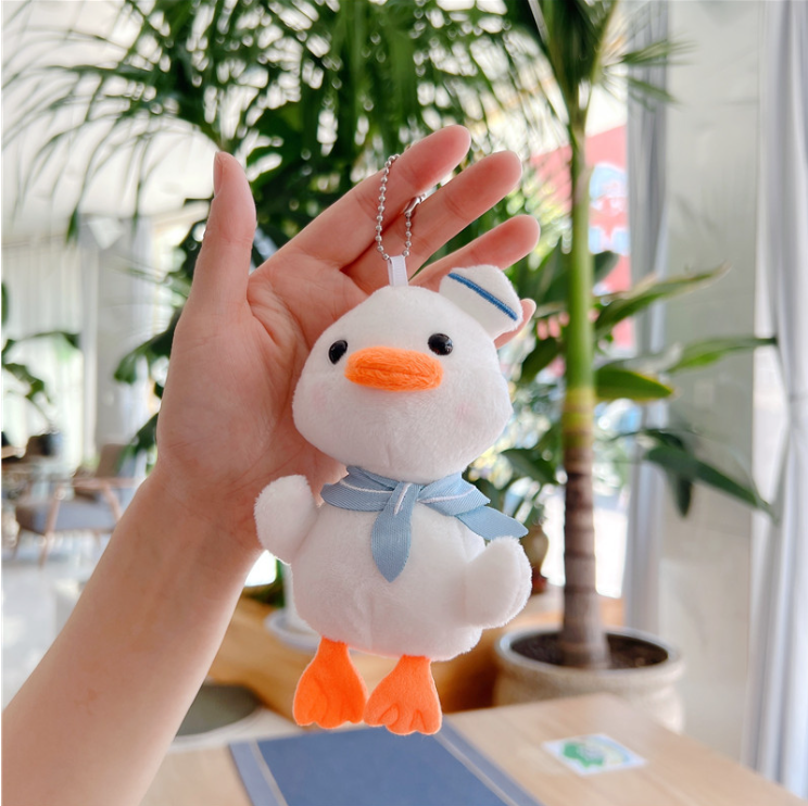 Móc khóa bông Cún Cừu Vịt dễ thương treo cài túi balo xinh giá rẻ làm quà tặng cute ý nghĩa