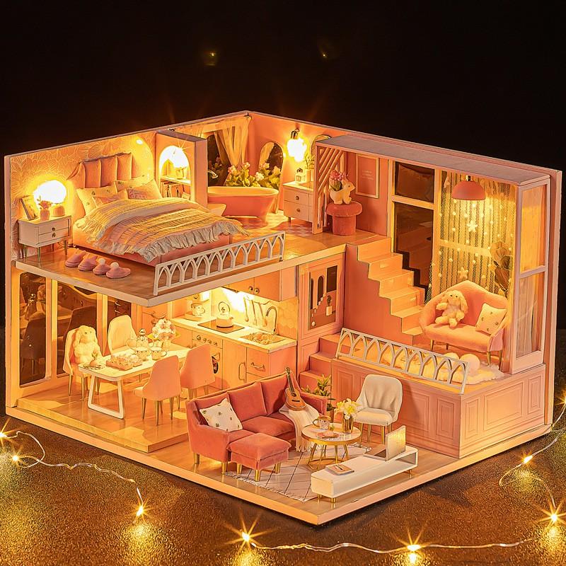 Mô hình nhà búp bê DIY Doll House Miniature_