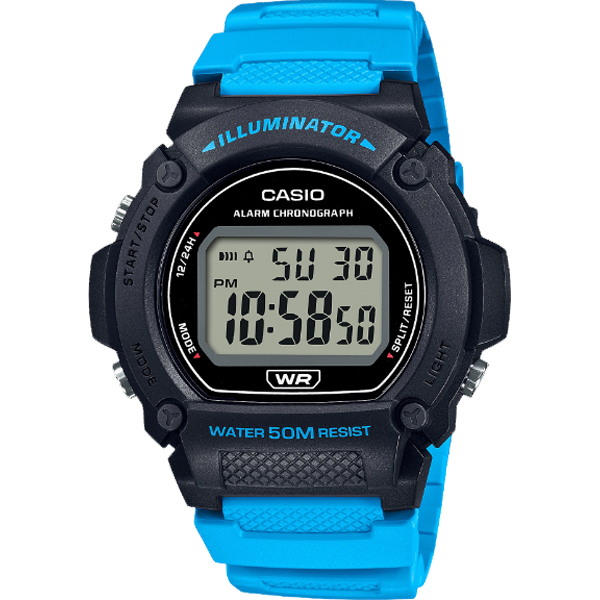 Đồng Hồ Nam Dây Nhựa Casio Standard W-219H-2A2 Chính Hãng - W-219H-2A2VDF
