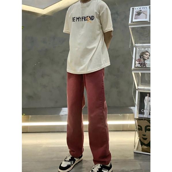 Baggy jeans quần jeans nam màu lạ phong cách